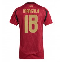 Belgium Orel Mangala #18 Replica Home Shirt Ladies Euro 2024 Short Sleeve